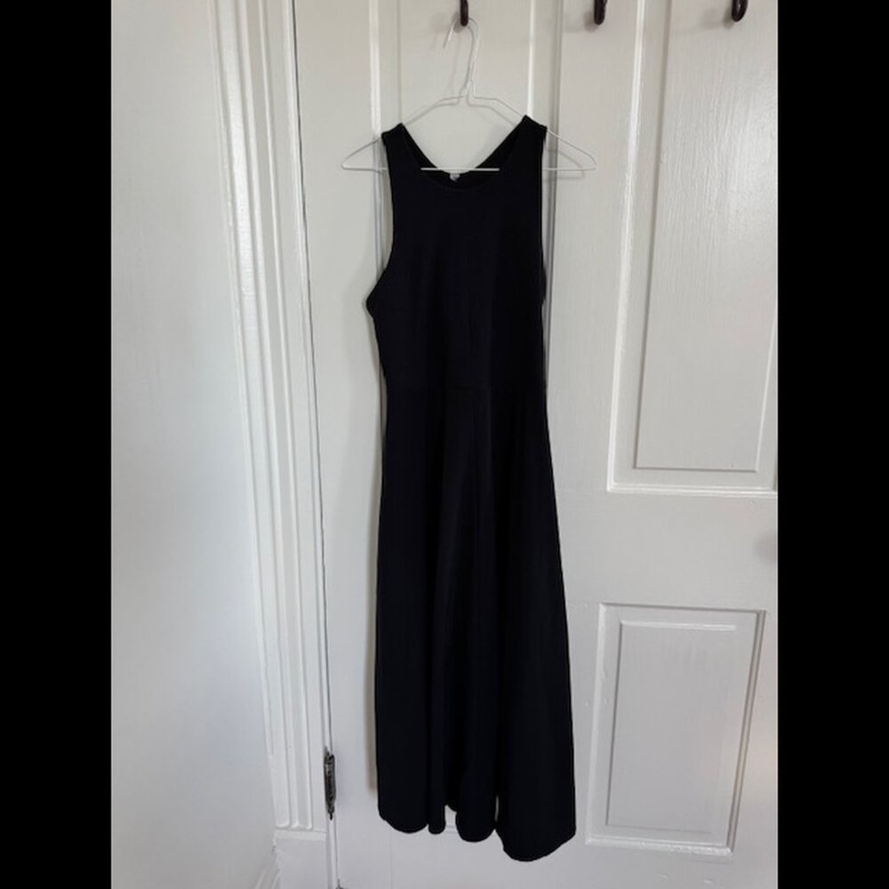 Athleta Black Dress with Racerback, Size Medium